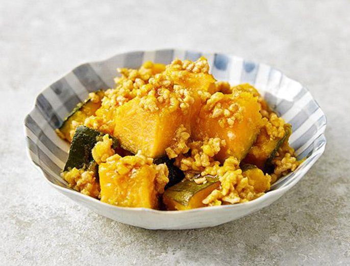 かぼちゃのそぼろ煮（冷凍）