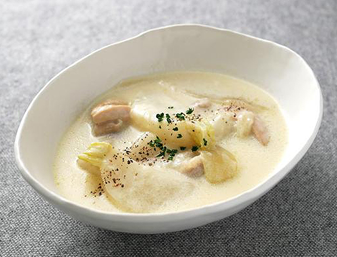 かぶと鶏のクリーム煮