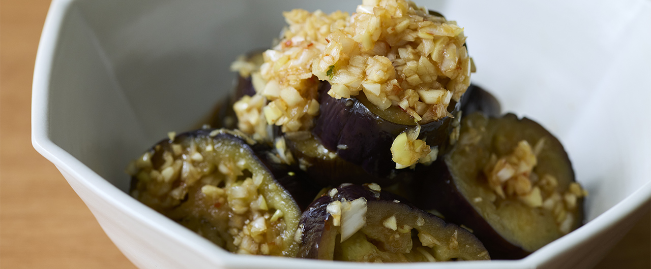 なすの香味漬け