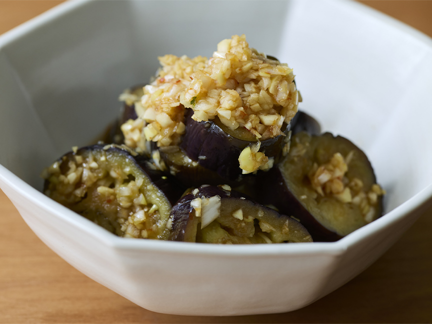 なすの香味漬け