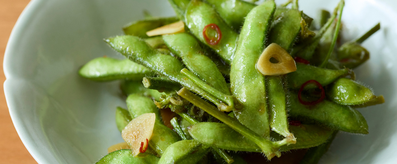 やみつきにんにく枝豆