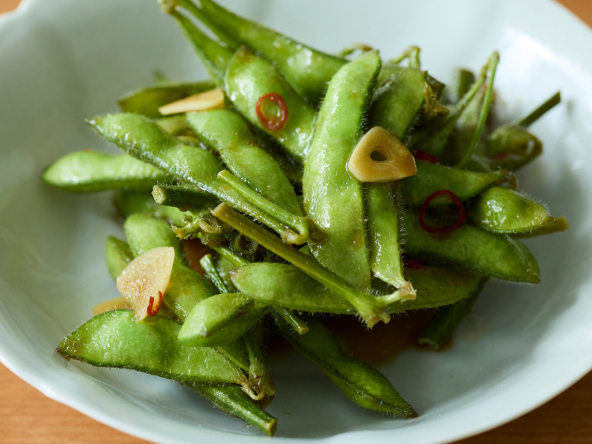 やみつきにんにく枝豆