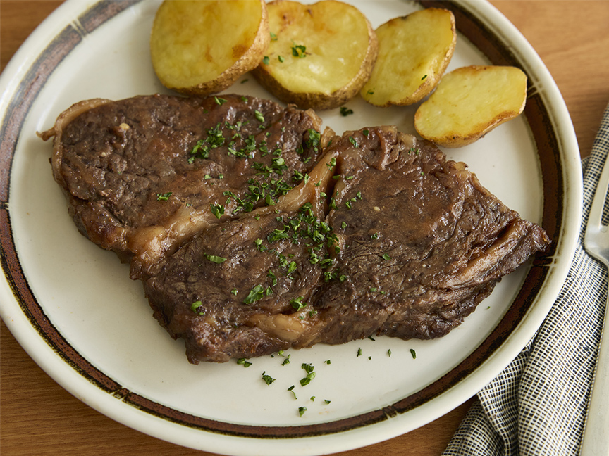 バーベキューグリルステーキ