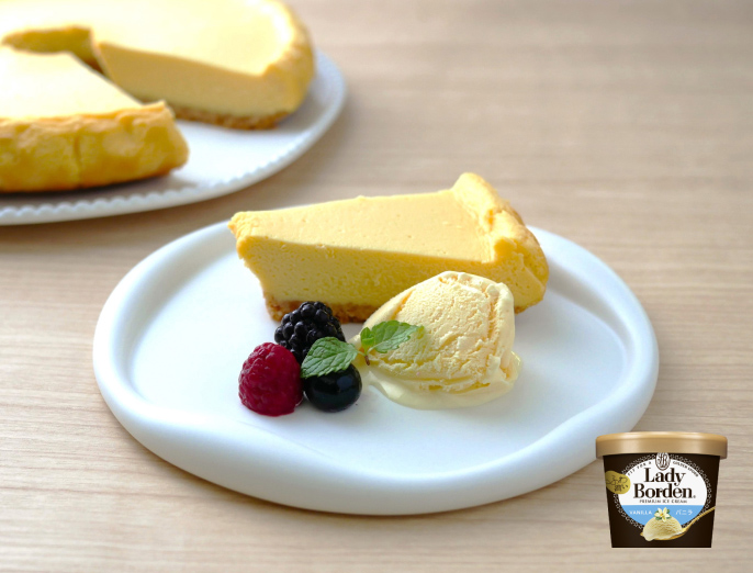 【株式会社ロッテ監修】レディーボーデンのバニラチーズケーキ