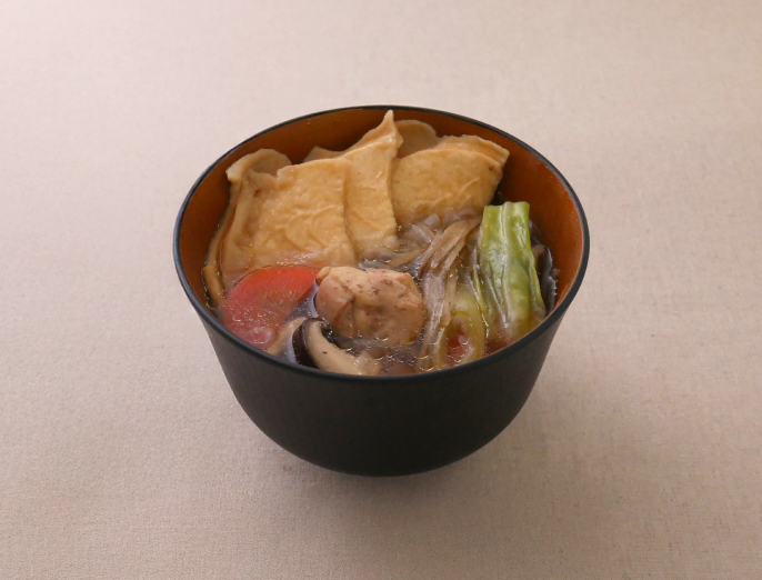 青森ご当地 せんべい汁