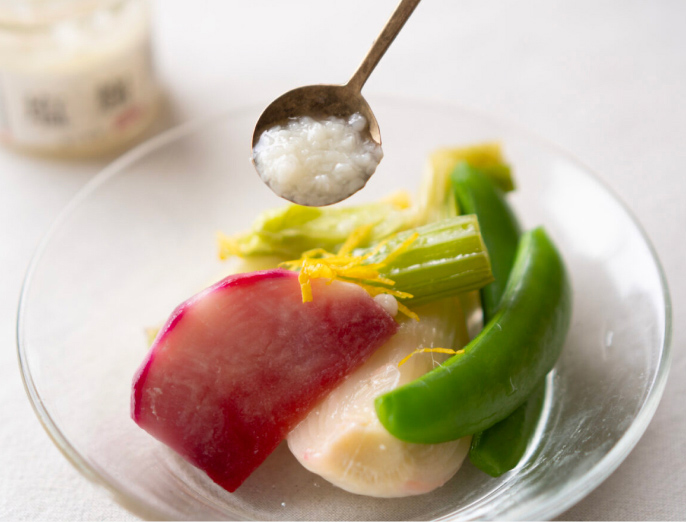 【株式会社 坂ノ途中提供】季節野菜の塩こうじ蒸し