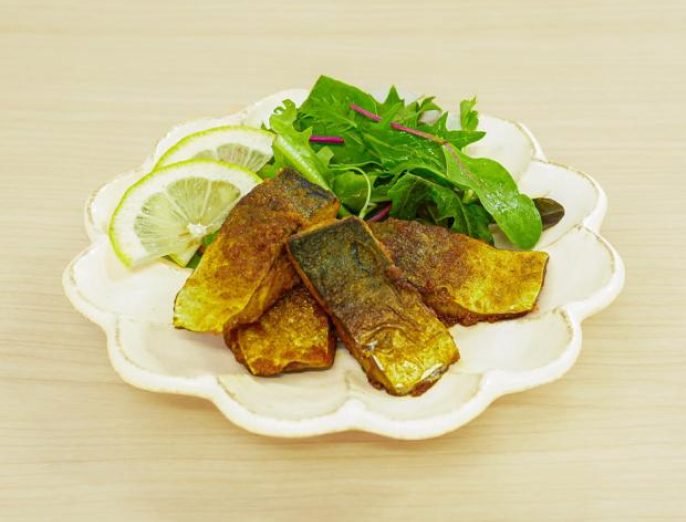 さばのカレー竜田揚げ