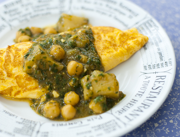 オムレツカレーソース