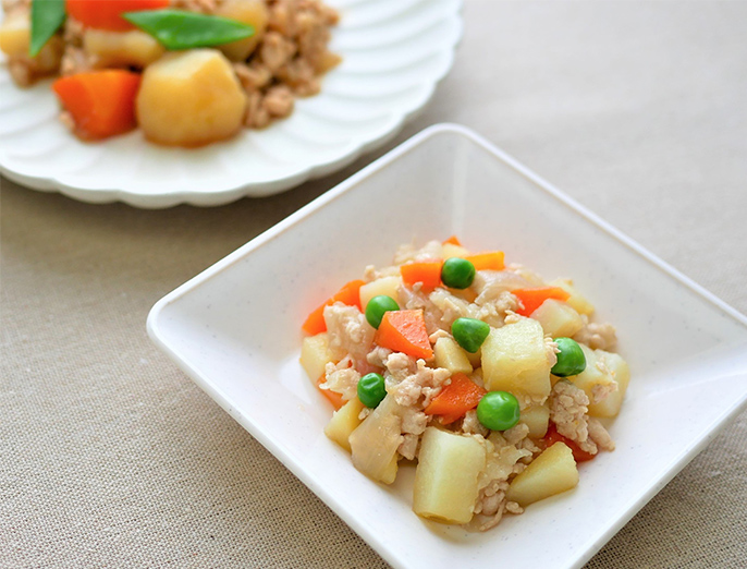 【取り分け幼児食】そぼろ肉じゃが