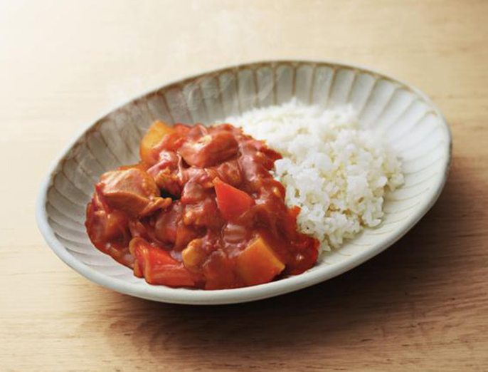 かんたん無水カレー（ルウ使用）