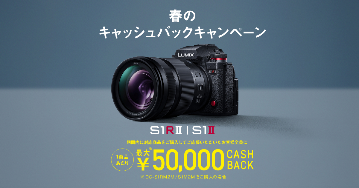 LUMIX 春のキャッシュバックキャンペーン | デジタルカメラ