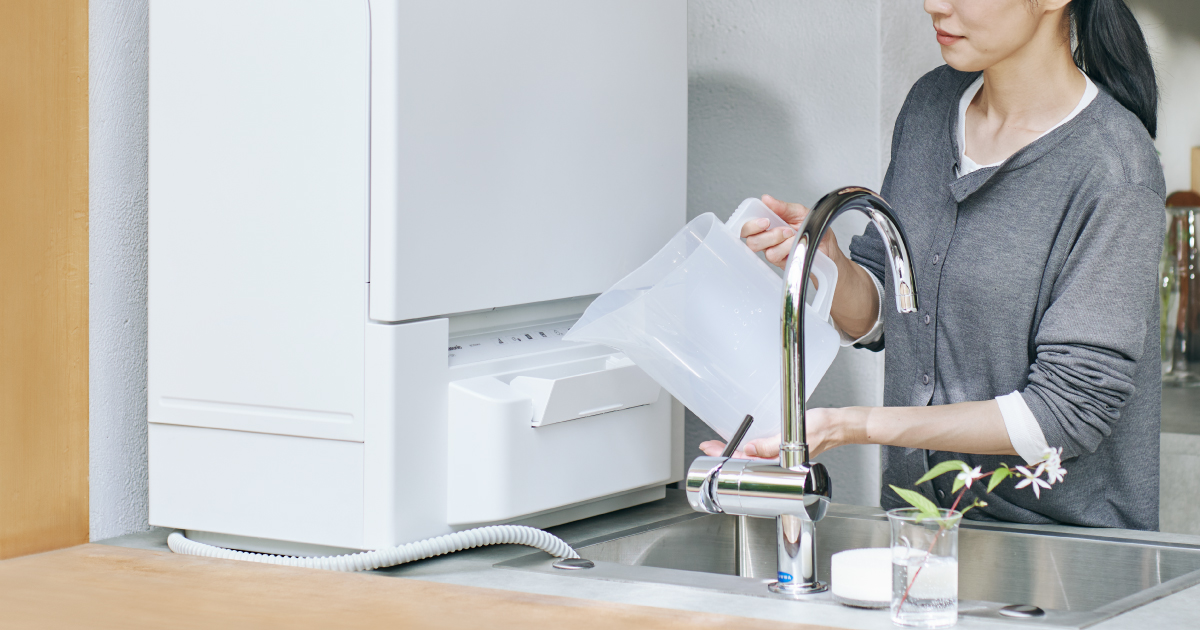 スリムタイプ NP-TSP1特長 分岐水栓の取り付け不要で、すぐ使える