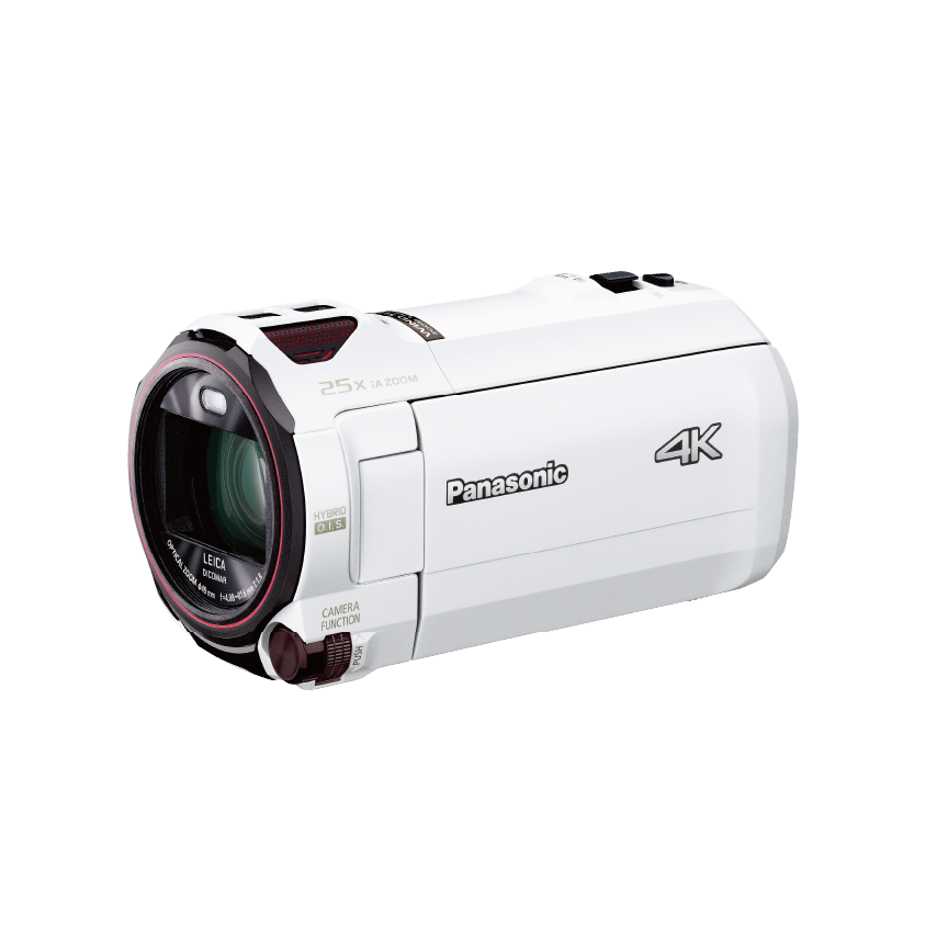 パナソニック 4K ビデオカメラ 64GB 光学20倍ズーム ピュアホワイト HC