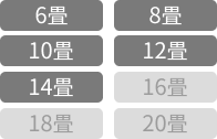 6,8,10,12,14畳