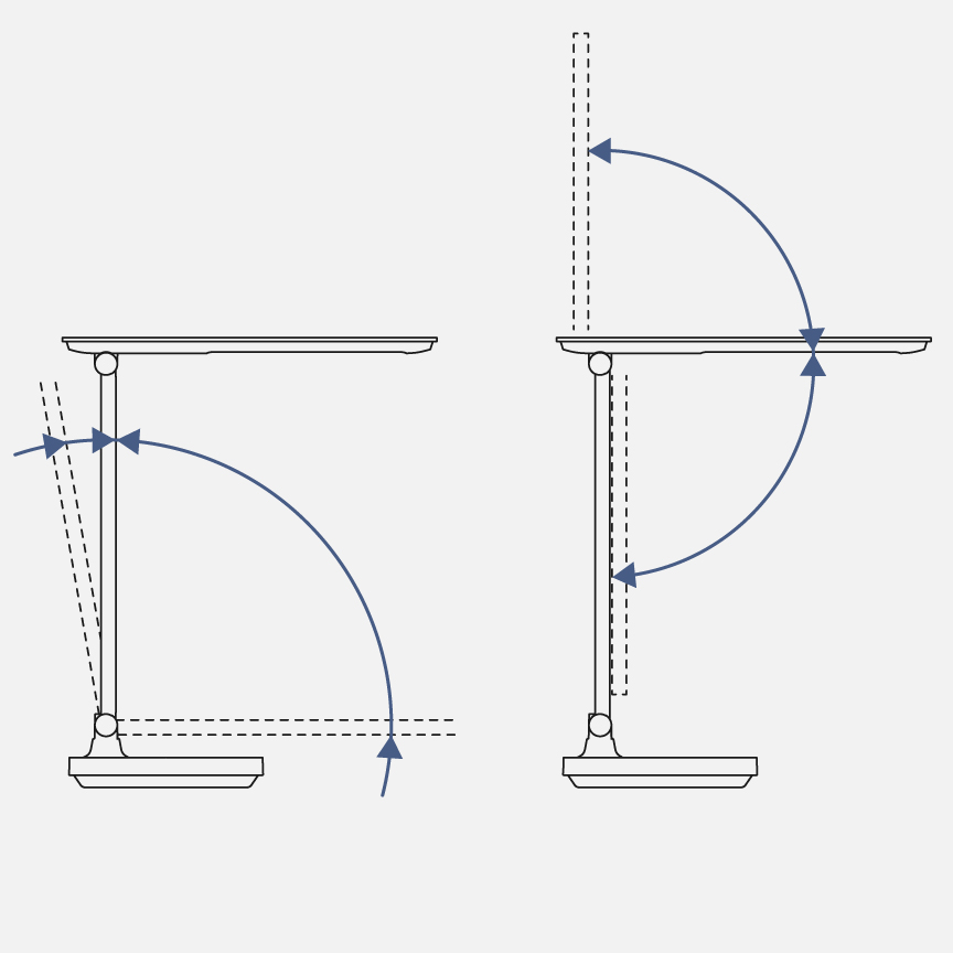 SQ-LD330の可動箇所