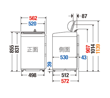 NA-F60PB11 仕様・詳細情報 - 全自動洗濯機 | 洗濯機・衣類乾燥機 