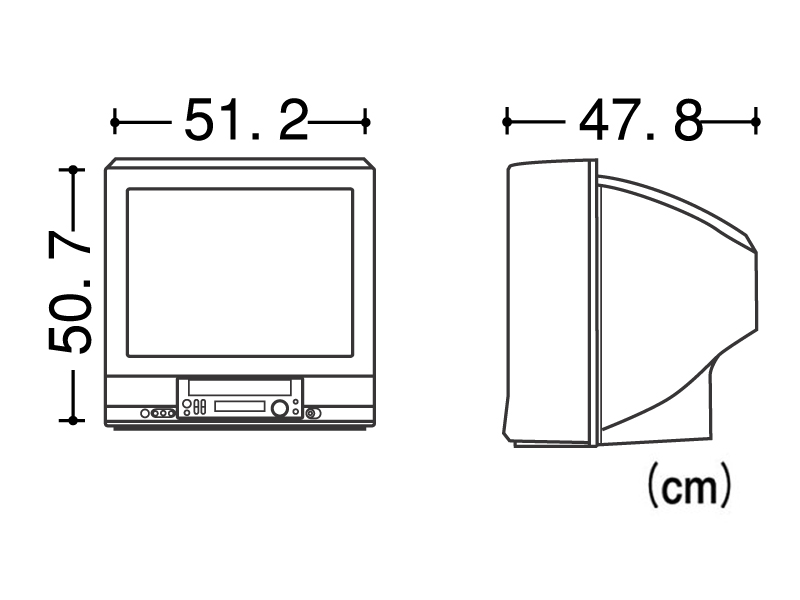 TH-21VFR60 仕様・詳細情報 - ビデオ内蔵型テレビ＜BS非内蔵