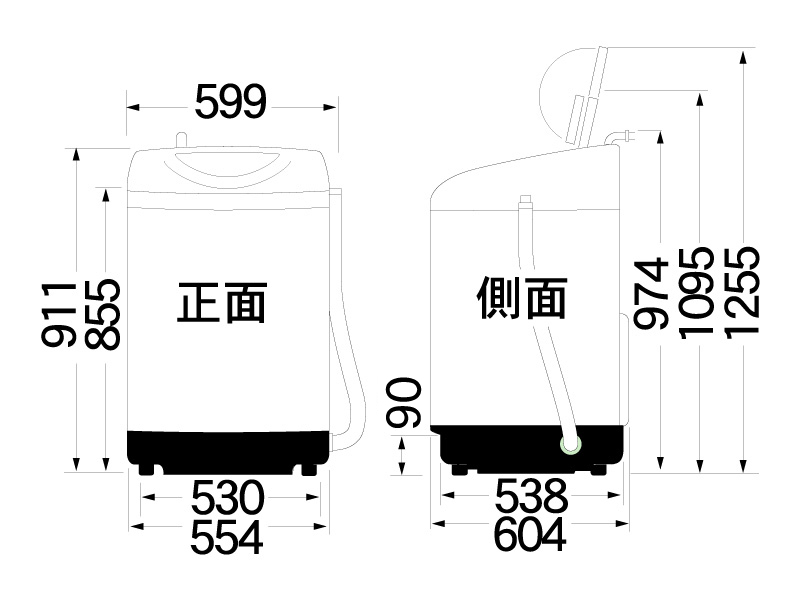 NA-F70PX5 仕様・詳細情報 - 全自動洗濯機 | 洗濯機・衣類乾燥機 