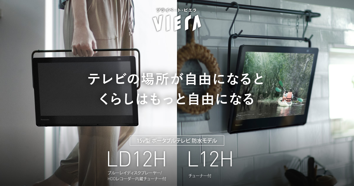 HDD内蔵チューナープライベート　VIERA
