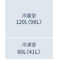 B18C3:各室定格内容積（L）