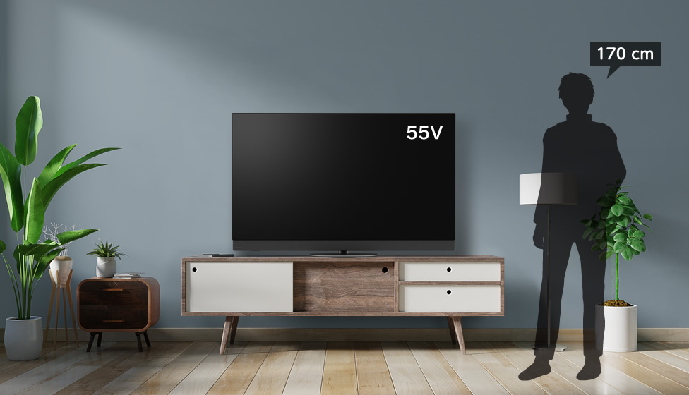 8畳＆55v型＆ローボード