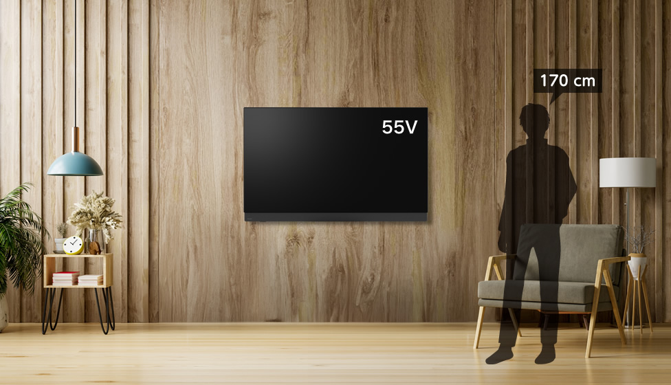 10畳＆55v型＆壁掛け