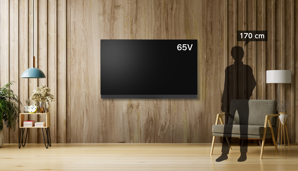 10畳＆65v型＆壁掛け