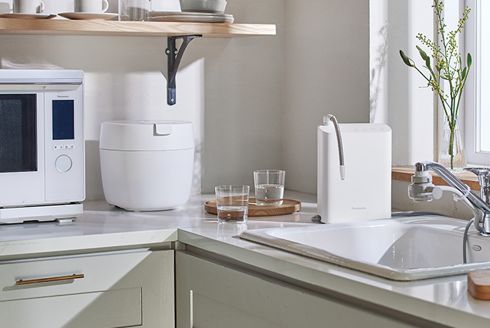 置き場所を選ばないコンパクトサイズ