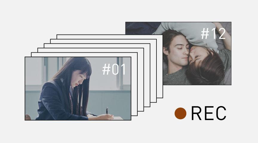 画像：ドラマ・アニメ1クール自動録画イメージ図