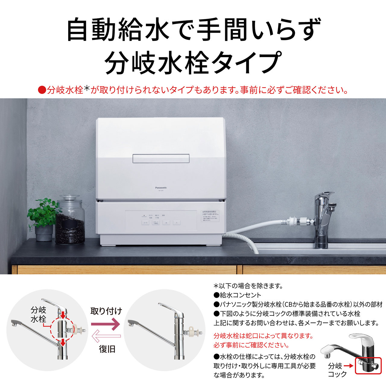 NP-TCR5 購入 - 食器洗い乾燥機 | 食器洗い乾燥機（食洗機） | Panasonic