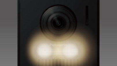 LEDライト付き⽞関⼦機