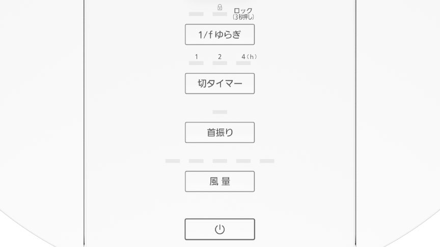 本体の操作パネル