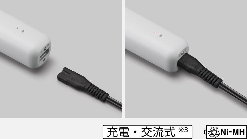 充電・交流式※3 Ni-MH
