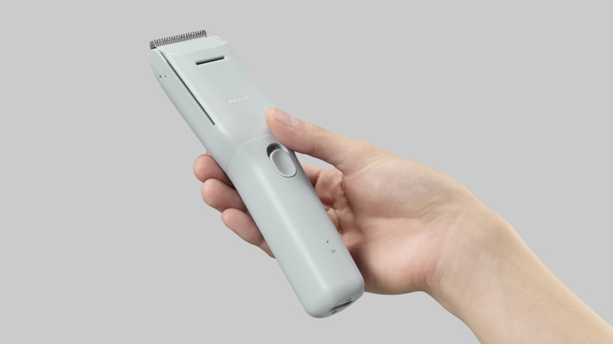 写真：片手でしっかり握れるファミリーバリカンの使用イメージ