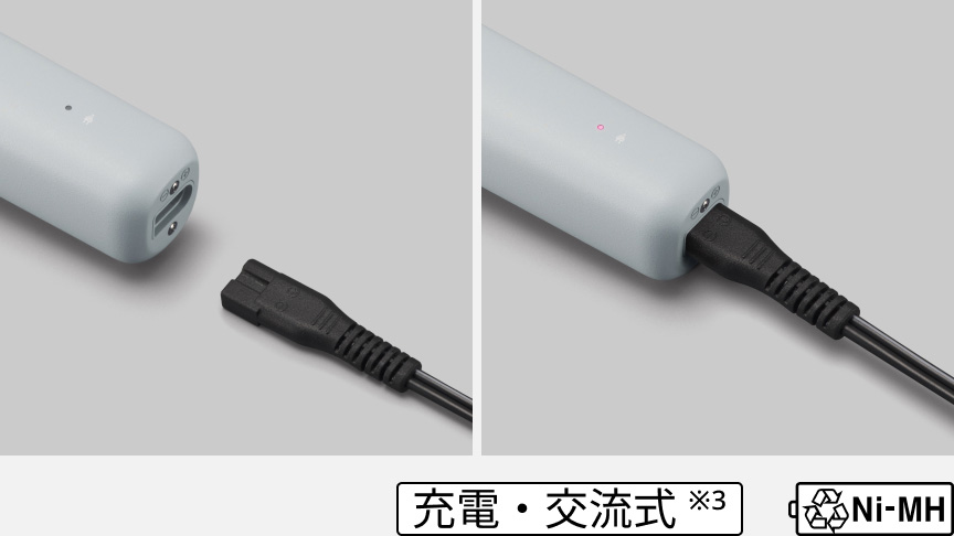 充電・交流式※3 Ni-MH