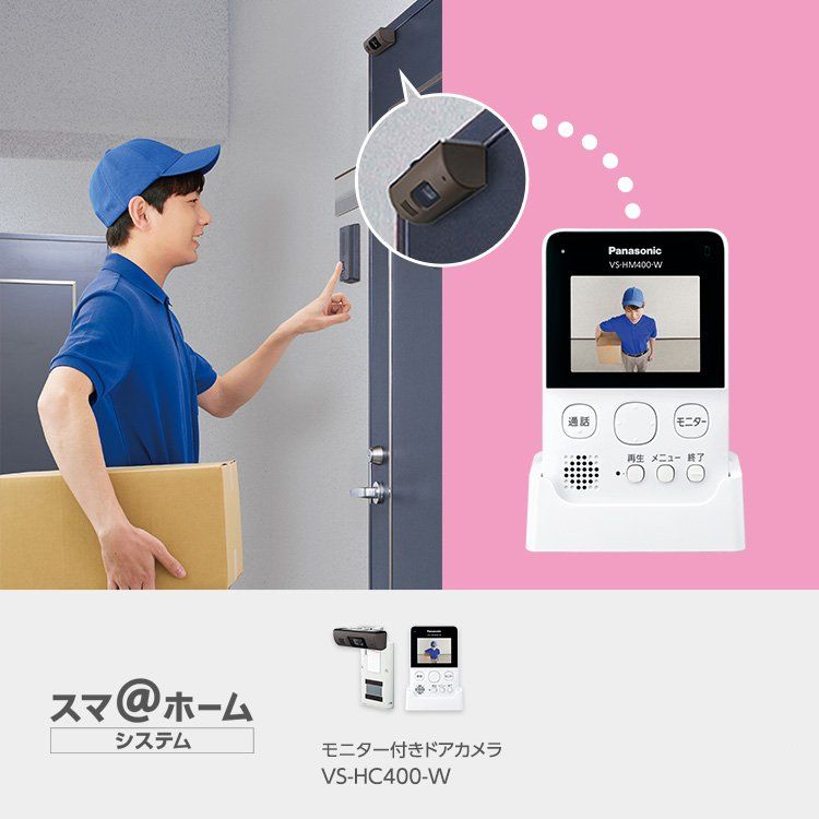 モニター付きドアカメラ VS-HC400