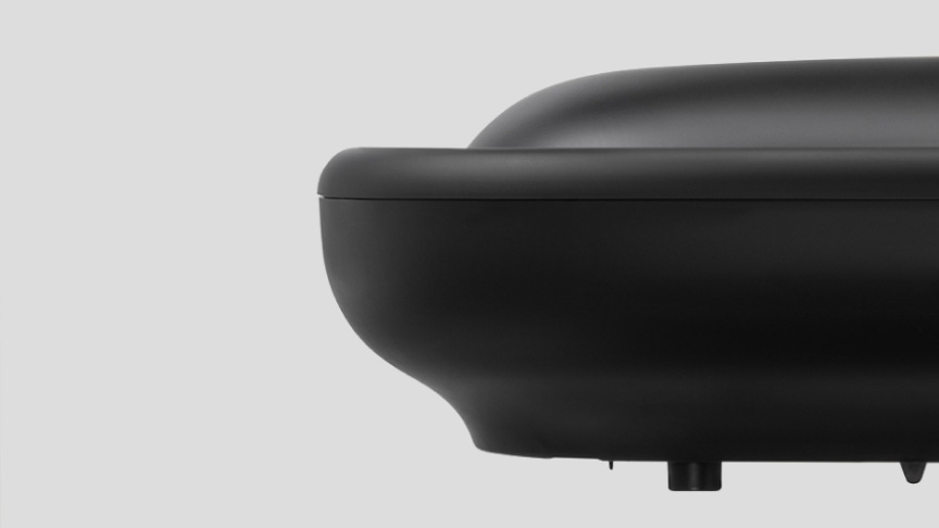 写真：ふた付きホットプレートの角のデザイン