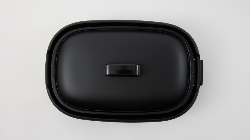 写真：ふた付きホットプレートを上から見た図