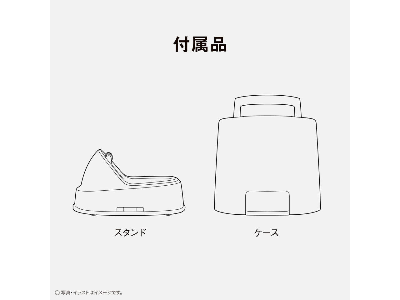 付属品　スタンド　ケース　◯ 写真・イラストはイメージです。