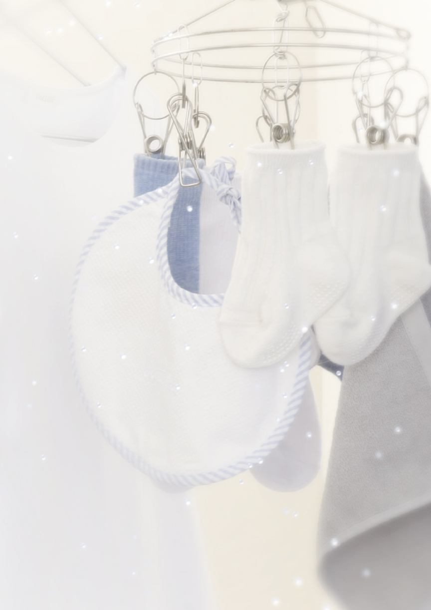 ナノイーXが洗濯物に充満しているイメージ画像です