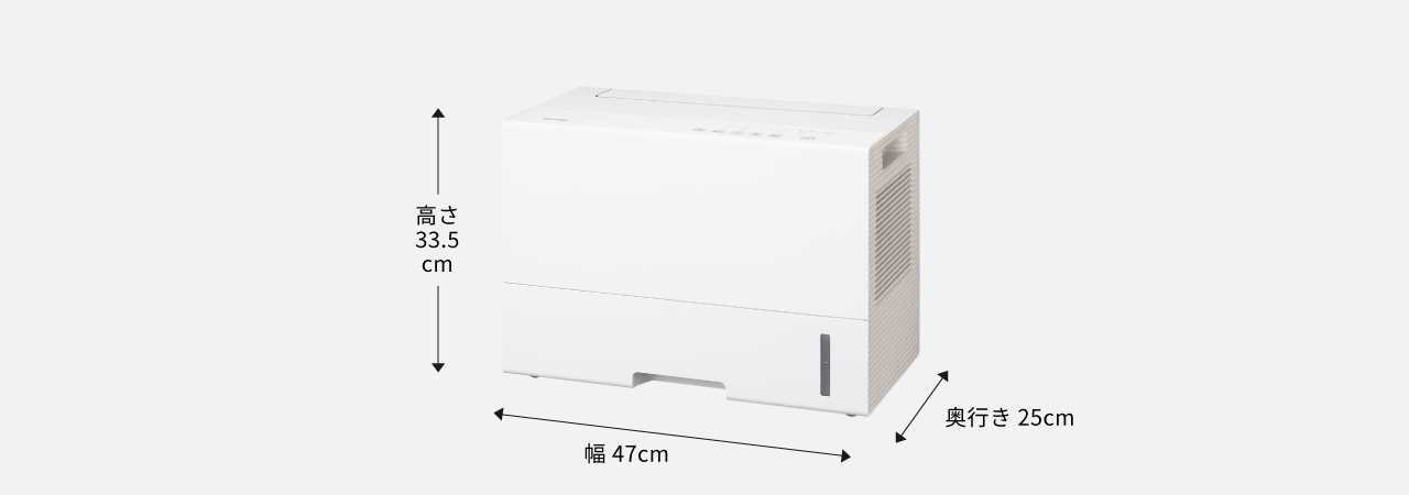 ハイブリッド方式とエコ・ハイブリッド方式の消費電力を比較したグラフです。ハイブリッド方式（当社従来品 F-YHVX120）は715W、エコ・ハイブリッド方式 （F-YEX120B）は225W。