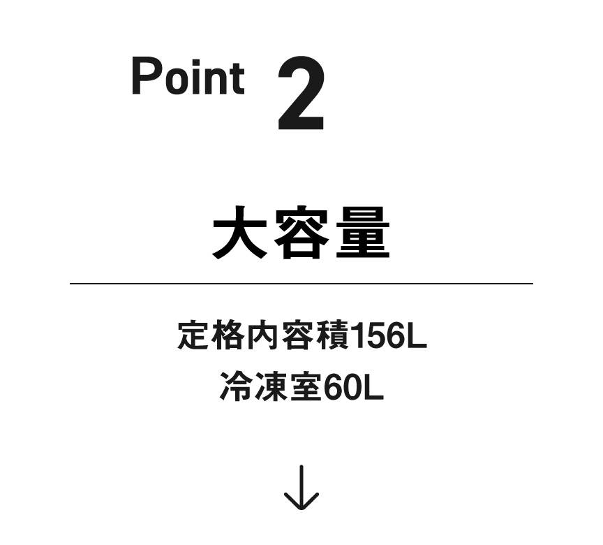 ポイント2：大容量