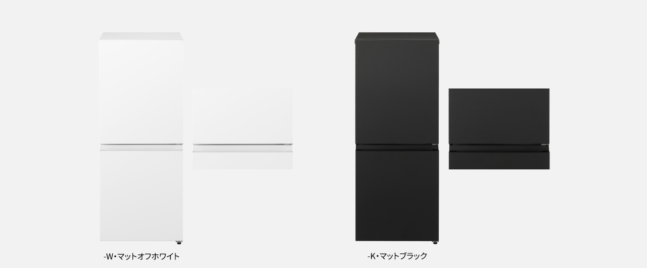 -W・マットオフホワイト -K・マットブラック