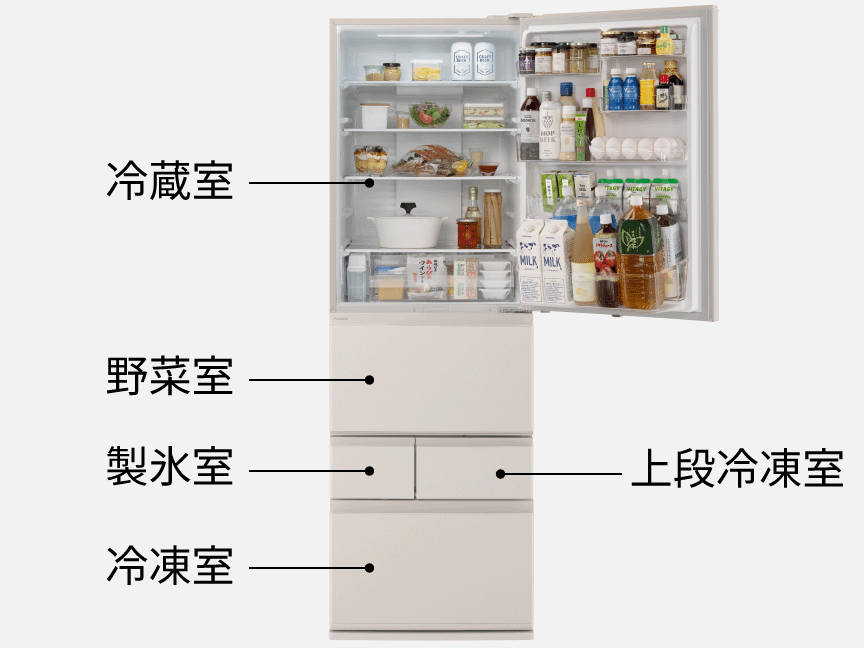 概要 冷凍冷蔵庫 NR-E47BR3 | 冷蔵庫 | Panasonic