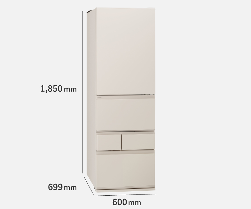 画像：マットライトベージュ寸法