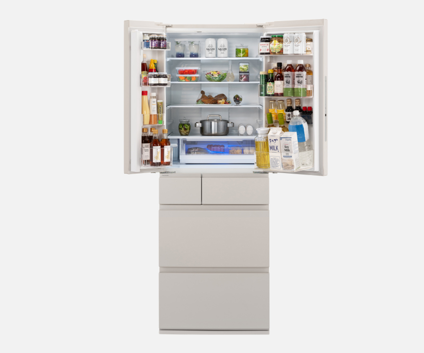 画像：マットライトベージュ正面ドア開き