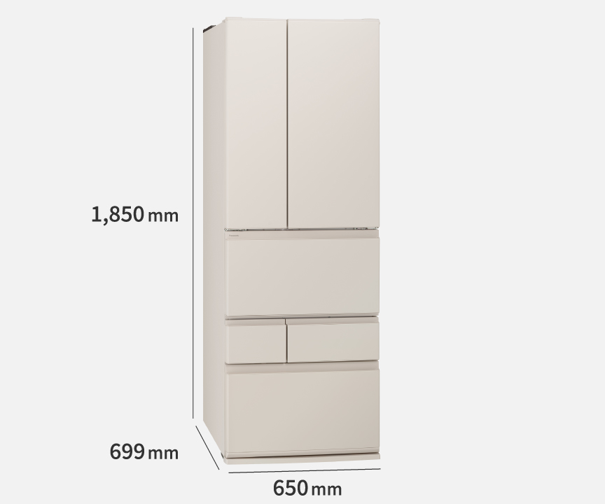 画像：マットライトベージュ寸法