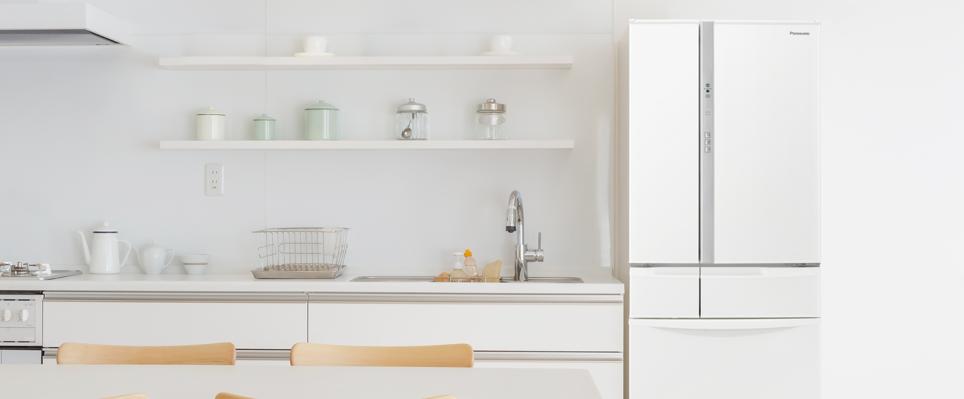 画像：キッチンに設置したイメージ