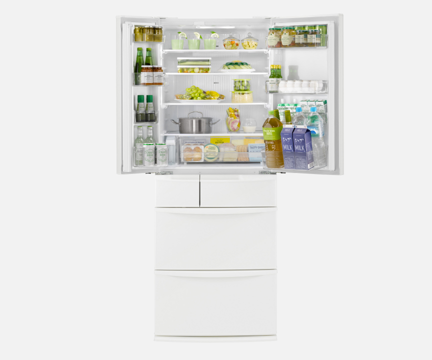 ハーモニーホワイト正面ドア開き