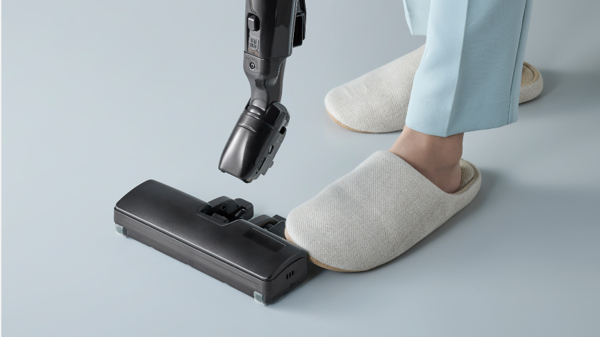 写真：子ノズルを取り出す様子